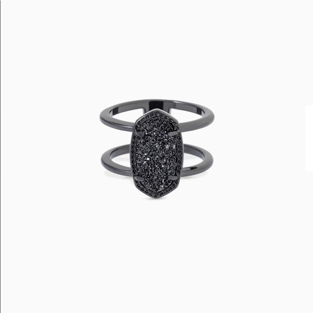 Elyse Gunmetal Ring